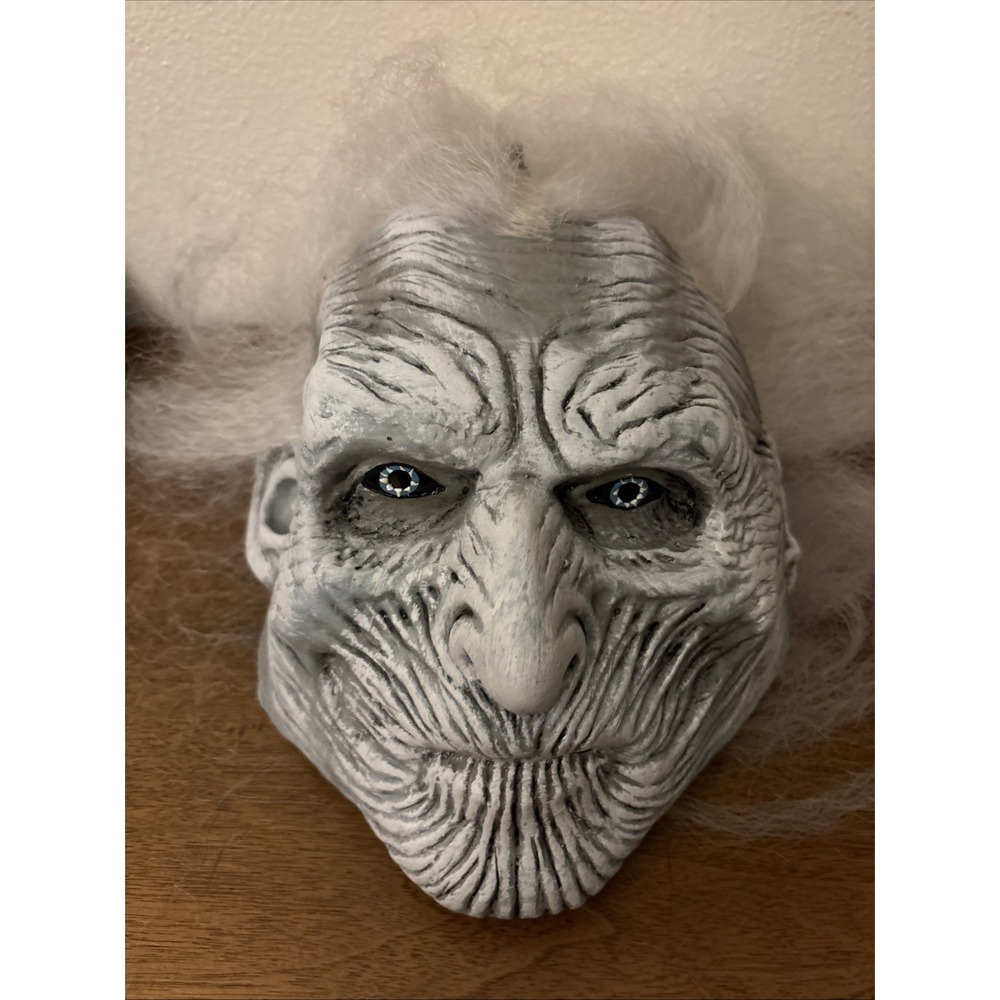 Game of Thrones Night King Mask Wig Long Hair White Walker Latex Bruce Spaulding